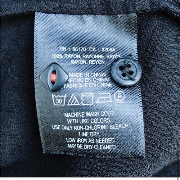 Anthropologie HD in Paris Carmina Tie Waist Tunic Top in Black Size Medium - Picture 7 of 9